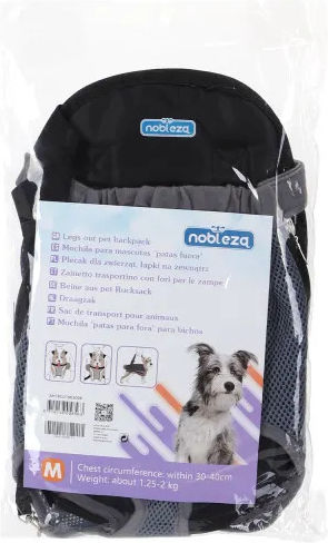 Nobleza Μάρσιπος για Μεταφορά Σκύλου Γκρι Μ23xΥ34εκ.