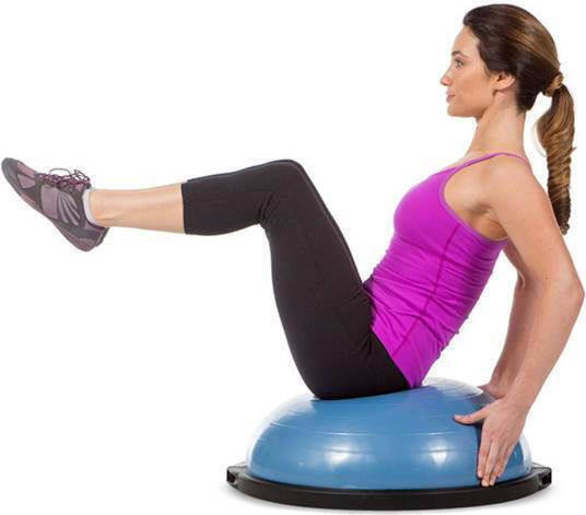 Bosu Home Balance Trainer Black Balance Ball With Diameter 65cm