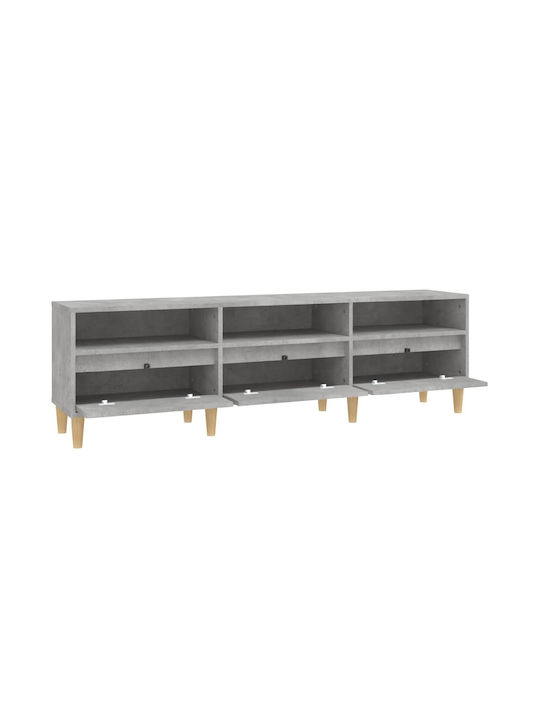 TV-Ständer Grau Beton M150xT30xH44.5cm