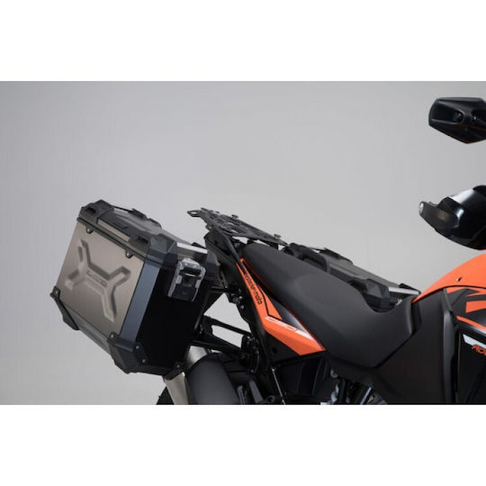 SW-Motech Trax Adv 45Es in Silber Farbe