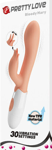 Pretty Love Bloody Mary Δ Δονητής Rabbit 19cm Λευκός