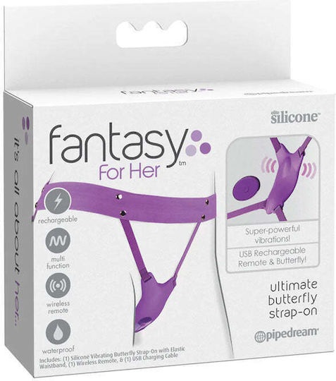 Pipedream Fantasy For Her Klitoris Vibrator 10cm Purple