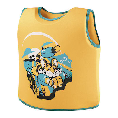 Speedo Kids' Life Jacket Neoprene Yellow Bengali Tiger Cub