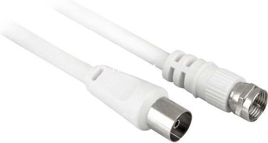Goobay Καλώδιο До Сателитен F-Connector мъжки - Коаксиален мъжки 2.5м (11830)