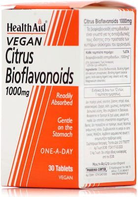 Health Aid Vegan Citrus Bioflavonoids Vitamin for Immune System Boost 1000mg 30 veg. caps