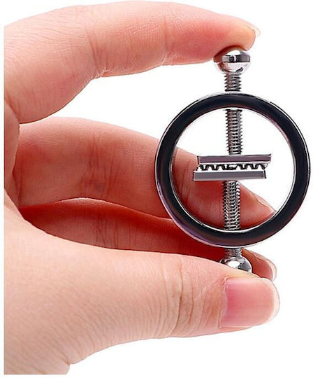 Set Cleme Pentru Sfârcuri Nipple Clamps Reglabile 2 Bucăți Cleme Pentru Sfârcuri Argintii 2 Bucăți