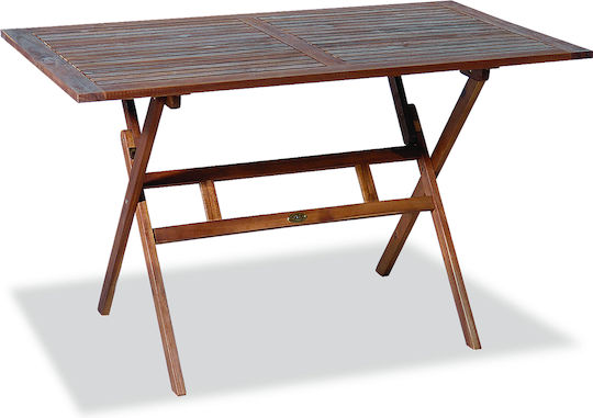 Masă De Exterior Din Salcâm Pliabil Acacia 120x70x72cm