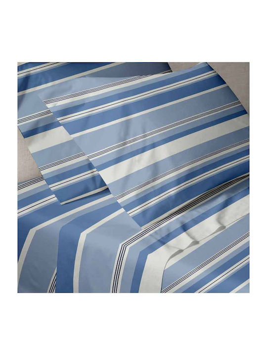 Sunshine Sheet Sets Double 200x250cm. Blue 4pcs