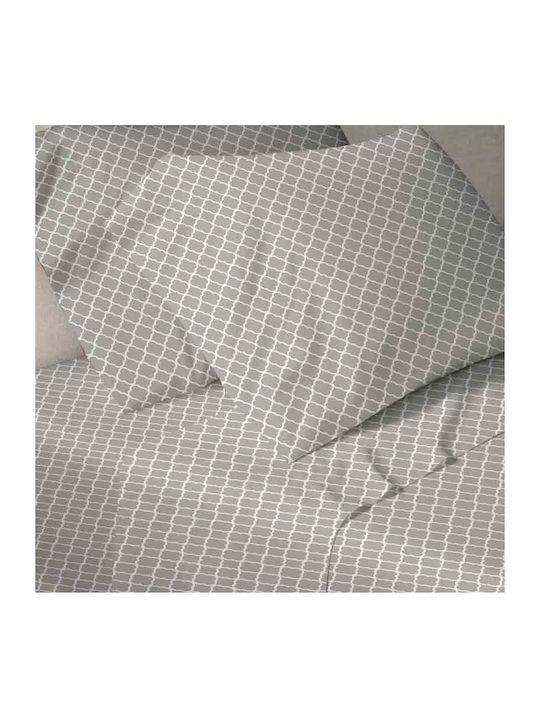 Sunshine Sheet Sets Double 200x250cm. Grey 4pcs