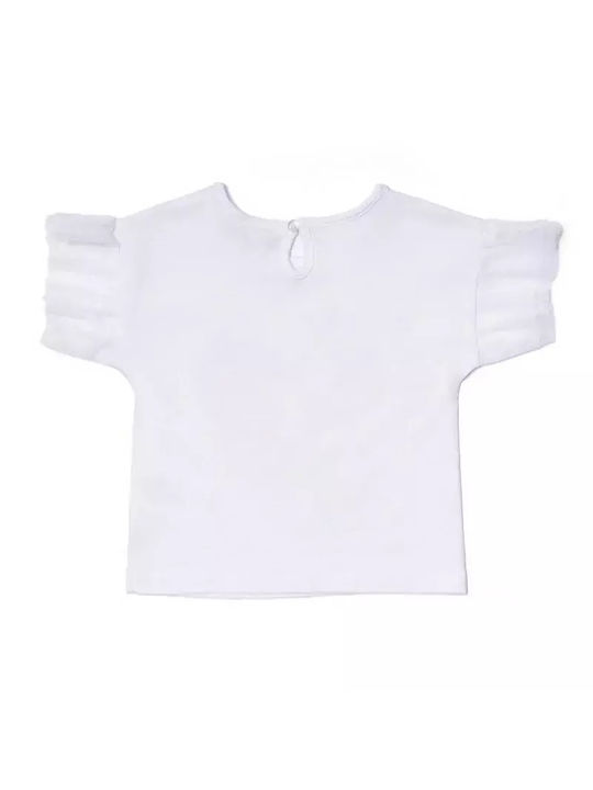 Tuc Tuc Kids Blouse Short Sleeve White