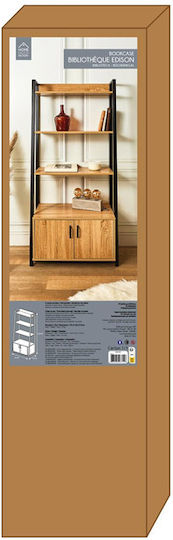 Black Bookcase 75x40x160cm