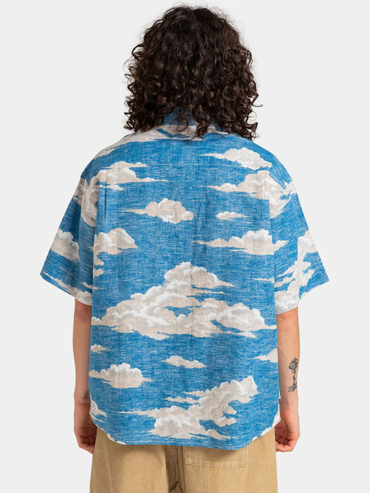 Element Cirrus Men's Shirt Short Sleeve Clouds