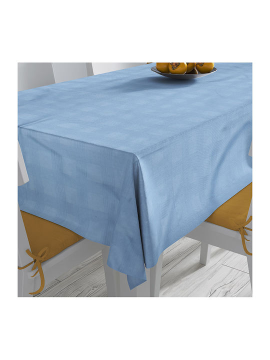 Dimcol Checkered Cotton Sky Blue 140x140cm