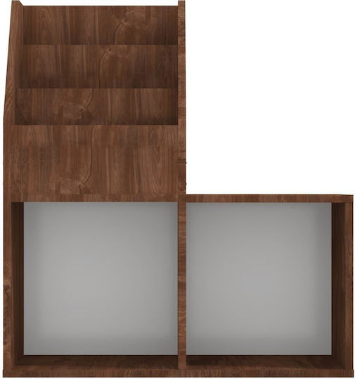 Kids Shelf Wall Mount Brown 71x30x78.5cm