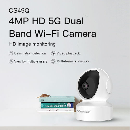 Vstarcam CS49Q IP Surveillance Camera Wi-Fi Full HD 1080p with Two-Way Communication and Lens 4mm
