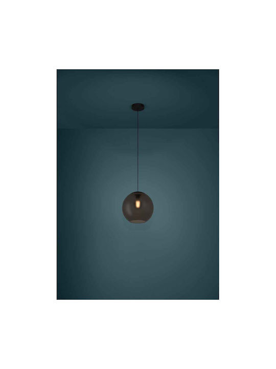 Eglo Arangona Pendant Light Single-Light Ball for Socket E27 Gray