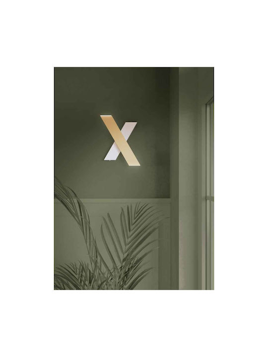 Eglo Brezzara Modern Lamp Wall with Integrated LED and Warm White Light Multicolour 22x22cm