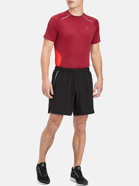Casper V Pantaloni Scurți Sport pentru Bărbați Regular Fit Negri