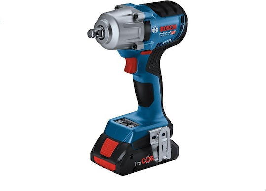 Bosch GDS 18V-450 HC Impact Wrench Battery 18V Solo with Socket 1/2"