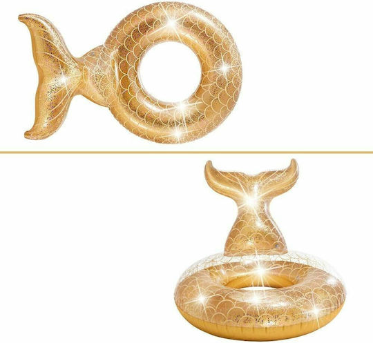 Intex Glitzer Meerjungfrau Aufblasbares Weiterfahren Wasser Gold mit Glitzer