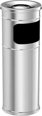 Metallic Waste Bin 17lt Inox