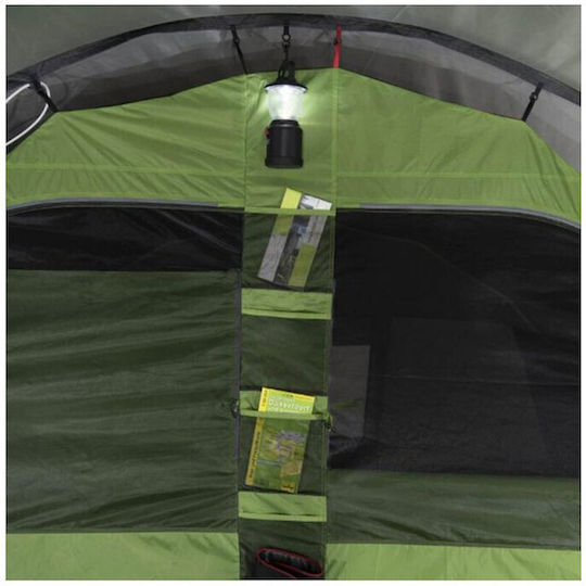 High Peak Garda 5.0 Winter Camping Tent Tunnel Grey with Double Cloth for 5 People 550x300cm