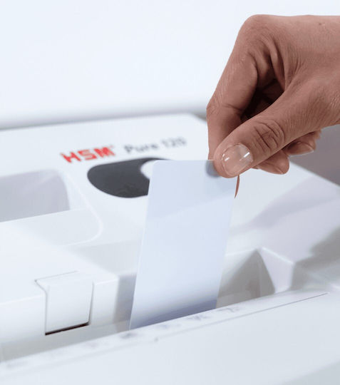 HSM Aktevernichter Pure 120 Streifenschnitt 6 Blätter mit Behälter 20Es