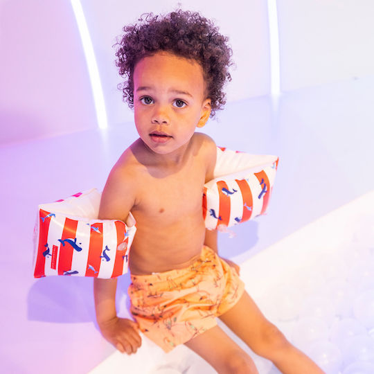 Swim Essentials Swimming Armbands from Non-Toxic PVC 0-2 years 14x17cm. Red