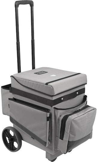 TTS Cleaning Hotel Housekeeping Cart with Dimensions W72xD49xH104cm. Gray 1pcs