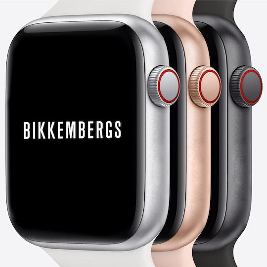 Bikkembergs BK08 Medium Aluminium Smartwatch με Παλμογράφο (Μαύρο)