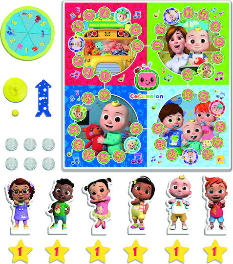 Настолна игра Cocomelon Daily Routine за 2-6 играчи 3+ години (EN) Lisciani Giochi