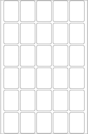 Herma 960Stück Klebeetiketten in Weiß Farbe 19x27mm