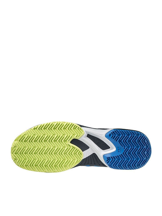 Mizuno Exceed Tour 5 CC Tennisschuhe Tongelände Total Eclipse / Neo Lime / Super Sonic