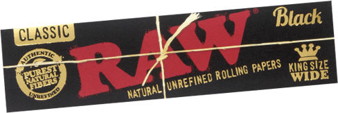 Raw Classic Black Zigarettenpapier King Size 32 Blätter 1Stück