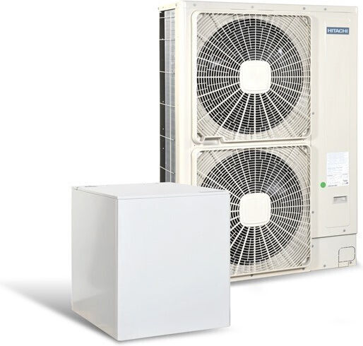 Hitachi Wärmepumpe 14kW Dreiphasig 80°C Teilen