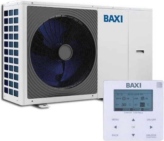Baxi Auriga-A 10Μ-A Wärmepumpe 10kW Einphasig 60°C Monoblock
