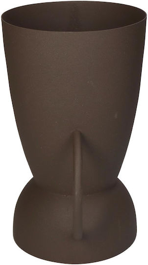 ArteLibre Übertopf Metall Braun 20x20x23εκ.