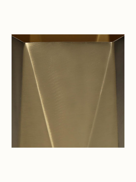 ArteLibre Planter Metal Gold 13x13x15cm.