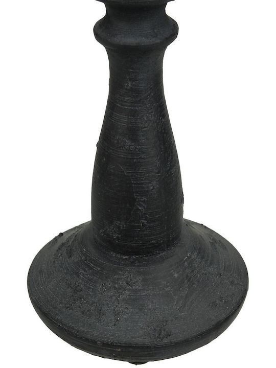 ArteLibre Suport pentru lumânare Polirosină Negru 8.5x8.5x22buc 1buc