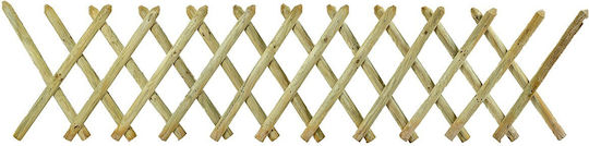 Klappbares Spalier Gartengehölz mit Rhombus Rasterdesign in Beige Farbe 60x100x100cm