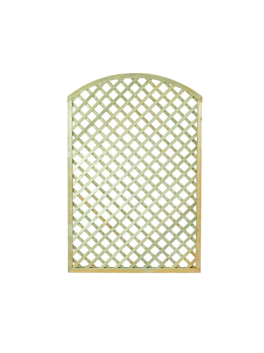 Spalier Garten Bogen (6x6) aus Holz mit Rautenförmigem Gitter in Beige Farbe 90x90cm 1Stück