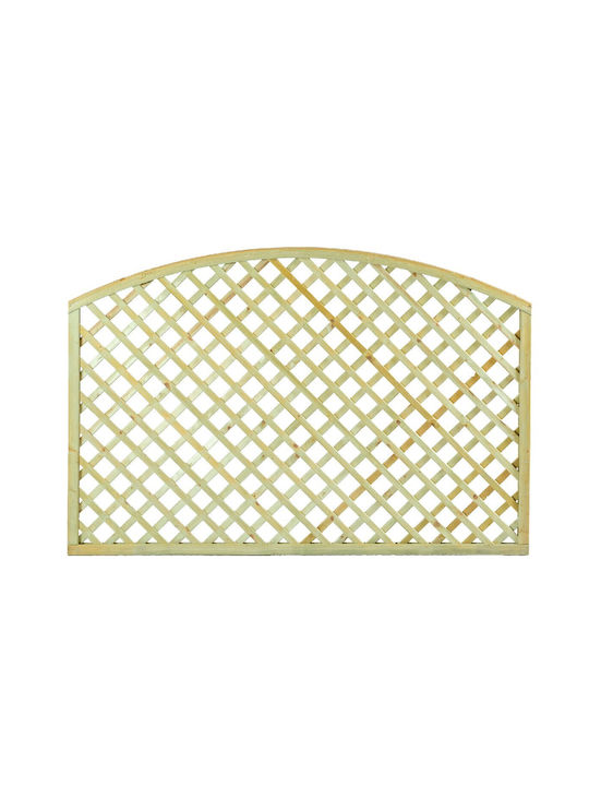 Spalier Garten Bogen (6x6) aus Holz mit Rautenförmigem Gitter in Beige Farbe 90x90cm 1Stück