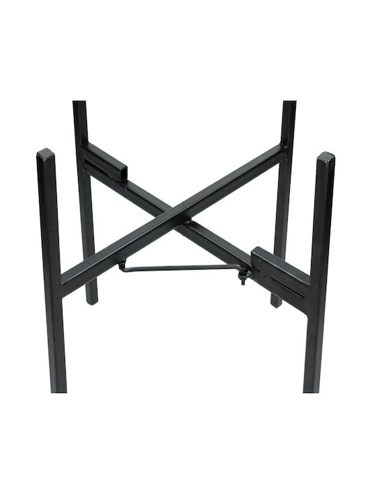 ArteLibre Κασπώ Μεταλλικό Χρυσό με Βάση 35x35x37.5εκ.