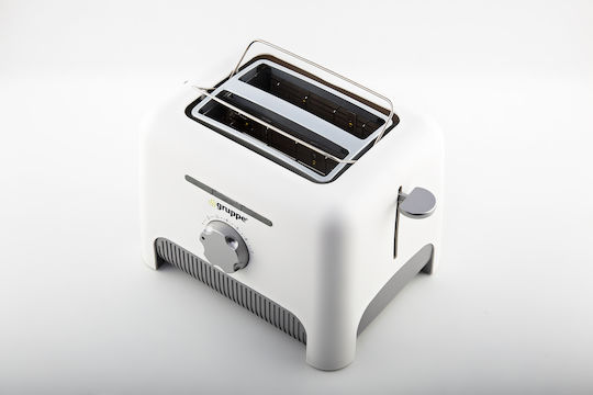 Gruppe T336 Toaster 2 Schlitze 870W Weiß