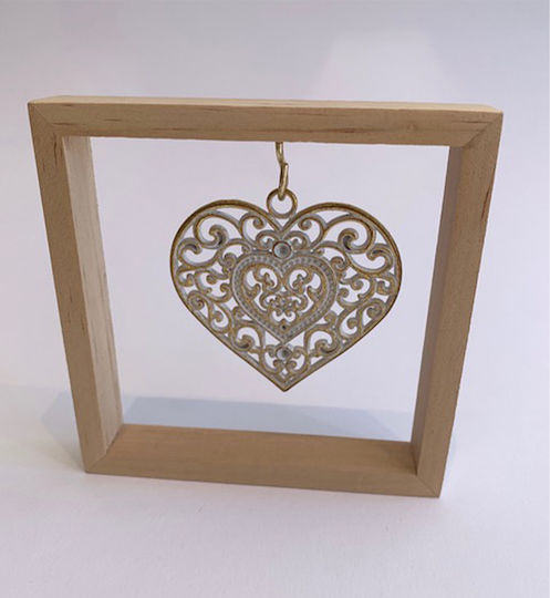 Christening Favor with Small Frame made of Wood