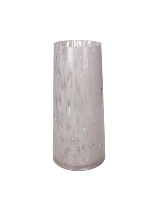 ArteLibre Decorative Vase Pink 12x12x25cm