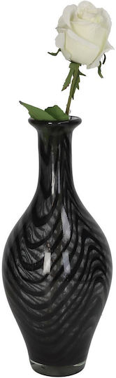 ArteLibre Διακοσμητικό Βάζο Glas Schwarz 14x14x32.5cm 1Stück