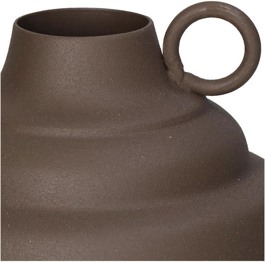 ArteLibre Διακοσμητικό Βάζο Metallisch Braun 13x13x19.5cm 1Stück