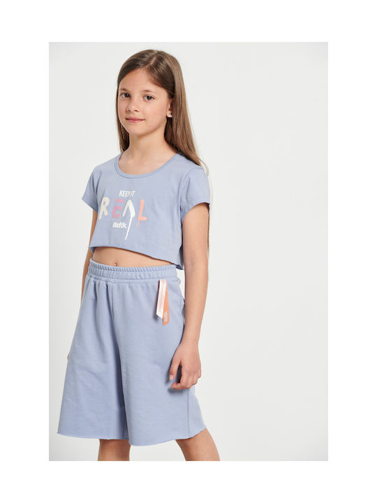 Спортен детски шорт/бермуда Лилав