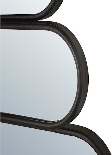 ArteLibre Wandspiegel mit Schwarz Metallisch Rahmen 56x65.5cm 1Stück